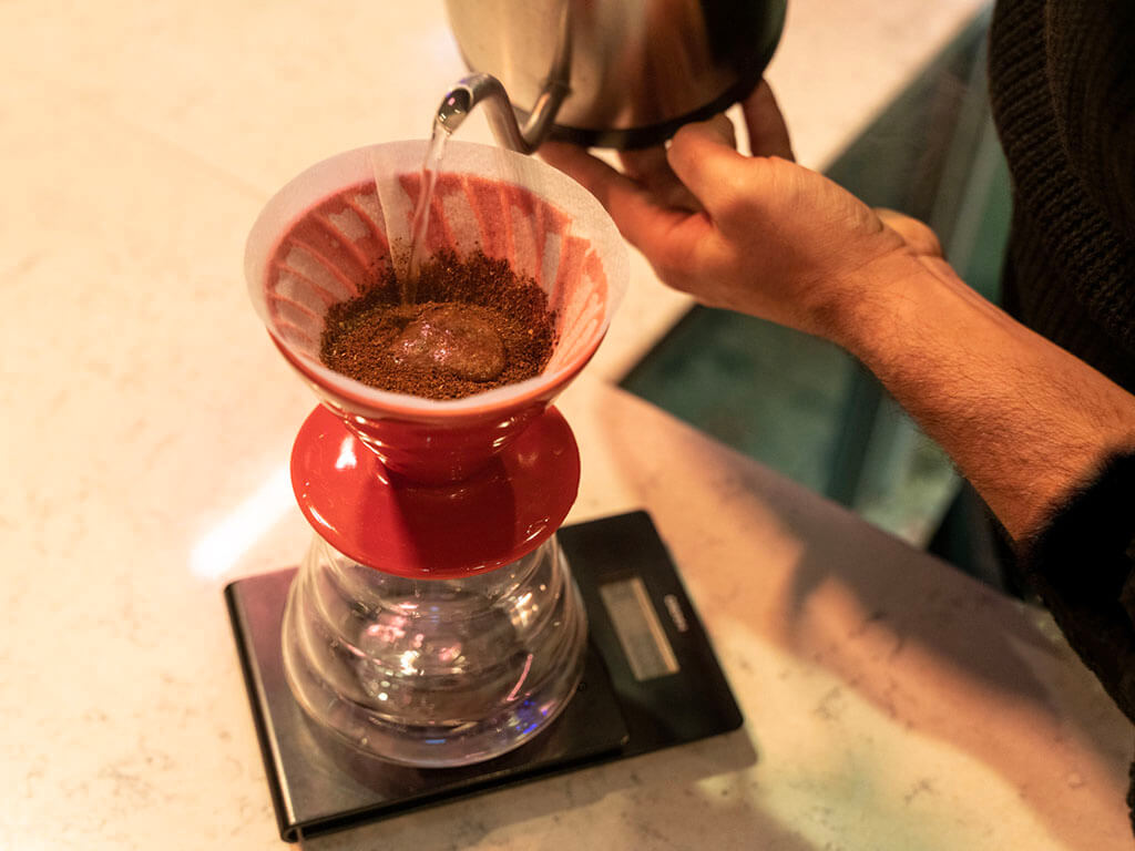 café de especialidad filtrado Macondo verde