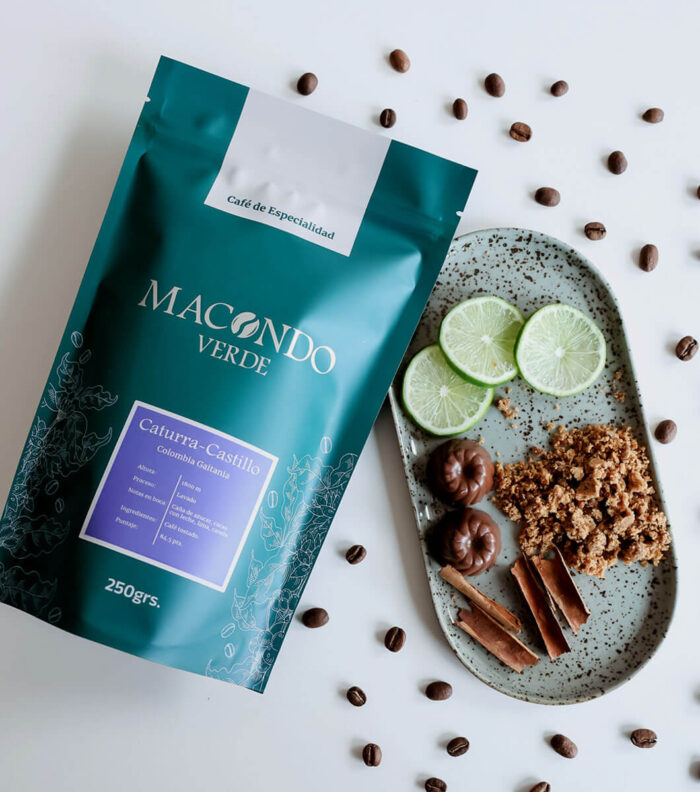 Cafe de especialidad varietal Caturra Castillo Macondo Verde Argentina