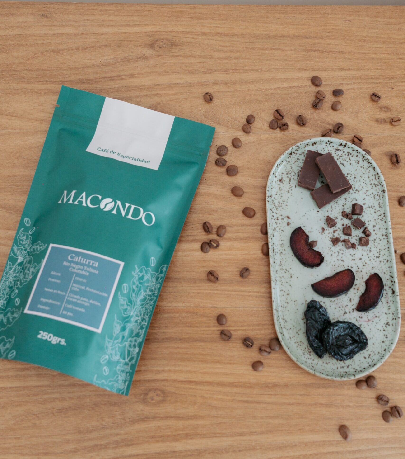 Cafe de especialidad varietal Caturra Rio Negro