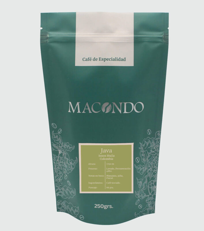 Cafe de especialidad varietal Java